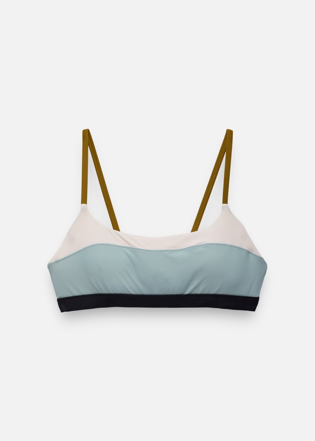 Womens prAna Baja Bound Adjustable Swim Top - Saltwater Colorblock