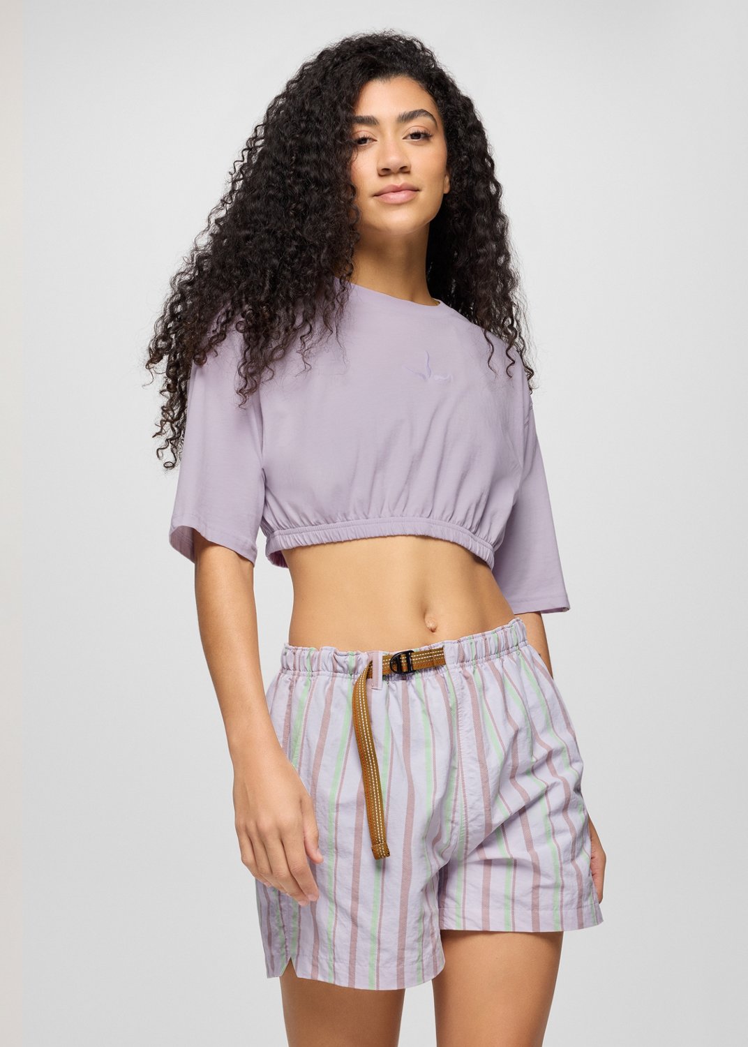 Womens prAna Ninety Three Cinch Tee - Luminous