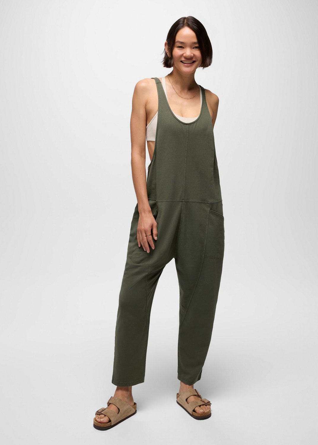 Womens prAna Mindful Movement Jumpsuit - Spruce