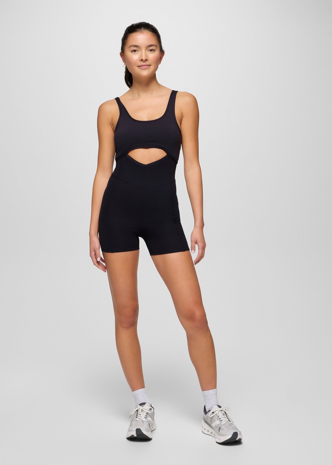 Womens prAna Luxara™ Salutations Shortie - Black
