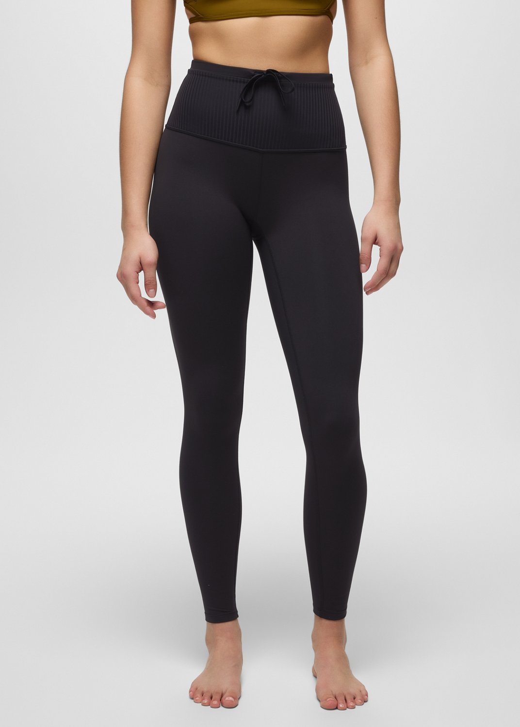 Womens prAna Luxara™ Salutations Legging - Black