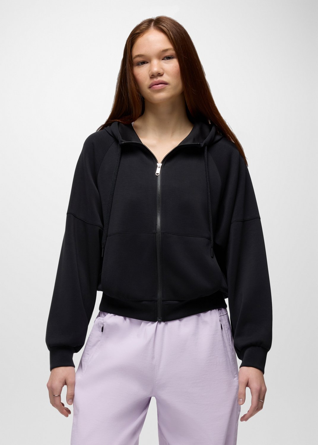 Womens prAna Shea Soft Full Zip - Black