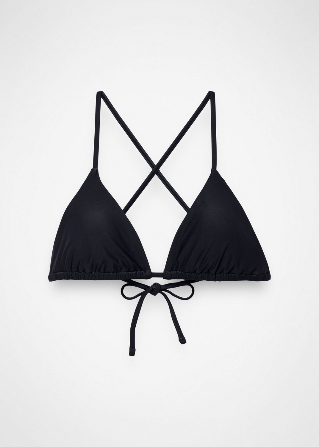 Womens prAna Hana Highway Triangle Swim Top - Black