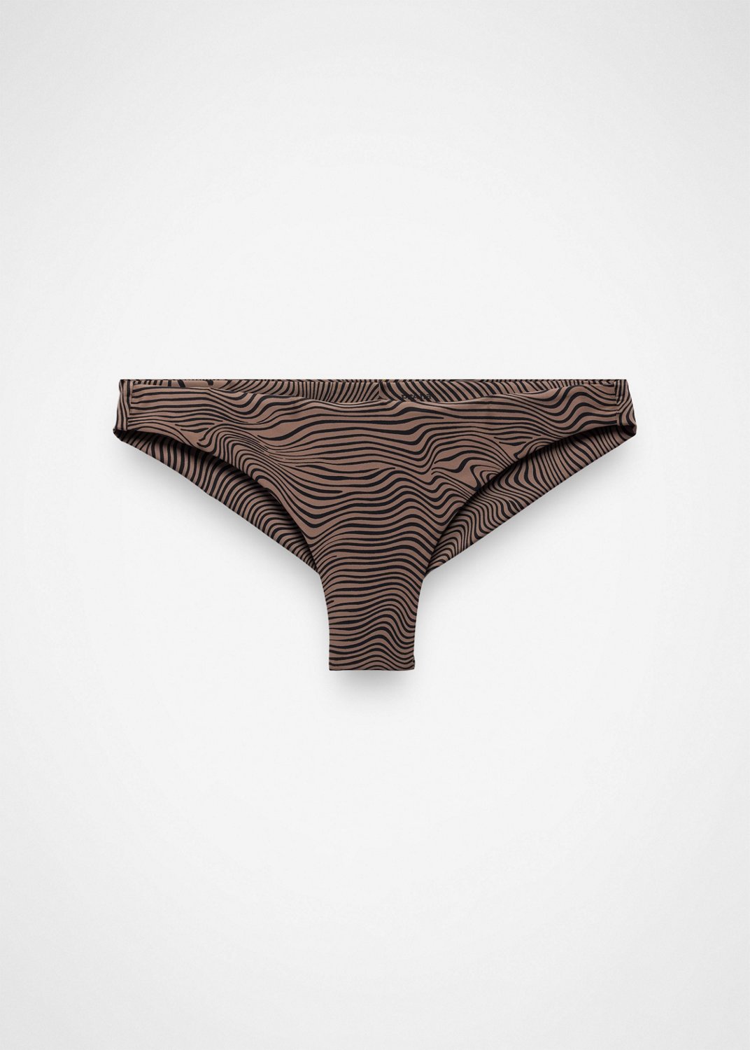 Womens prAna Lahari Tanga Swim Bottom - Black Wavee