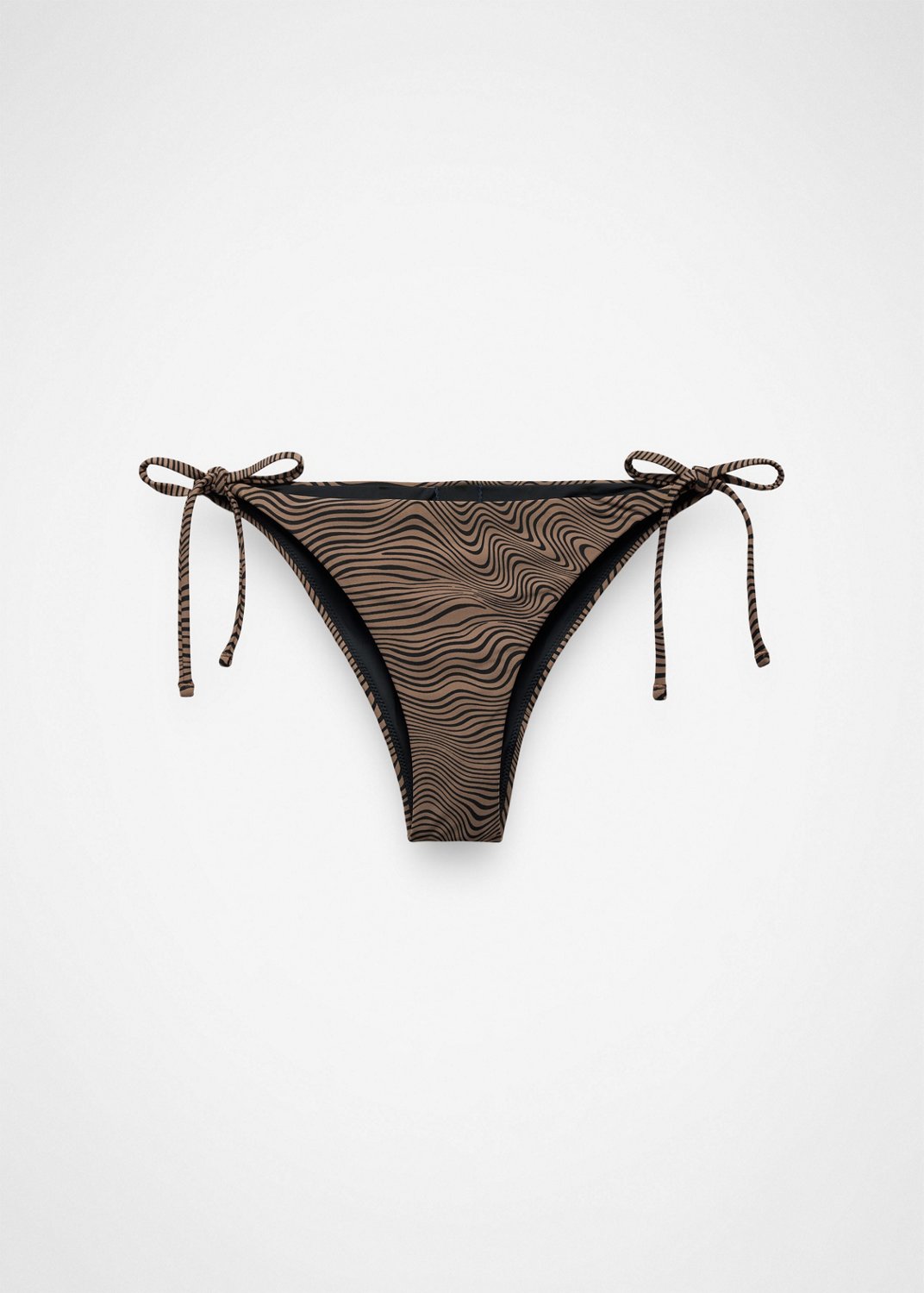 Womens prAna Hana Highway Swim Bottom - Black Wavee