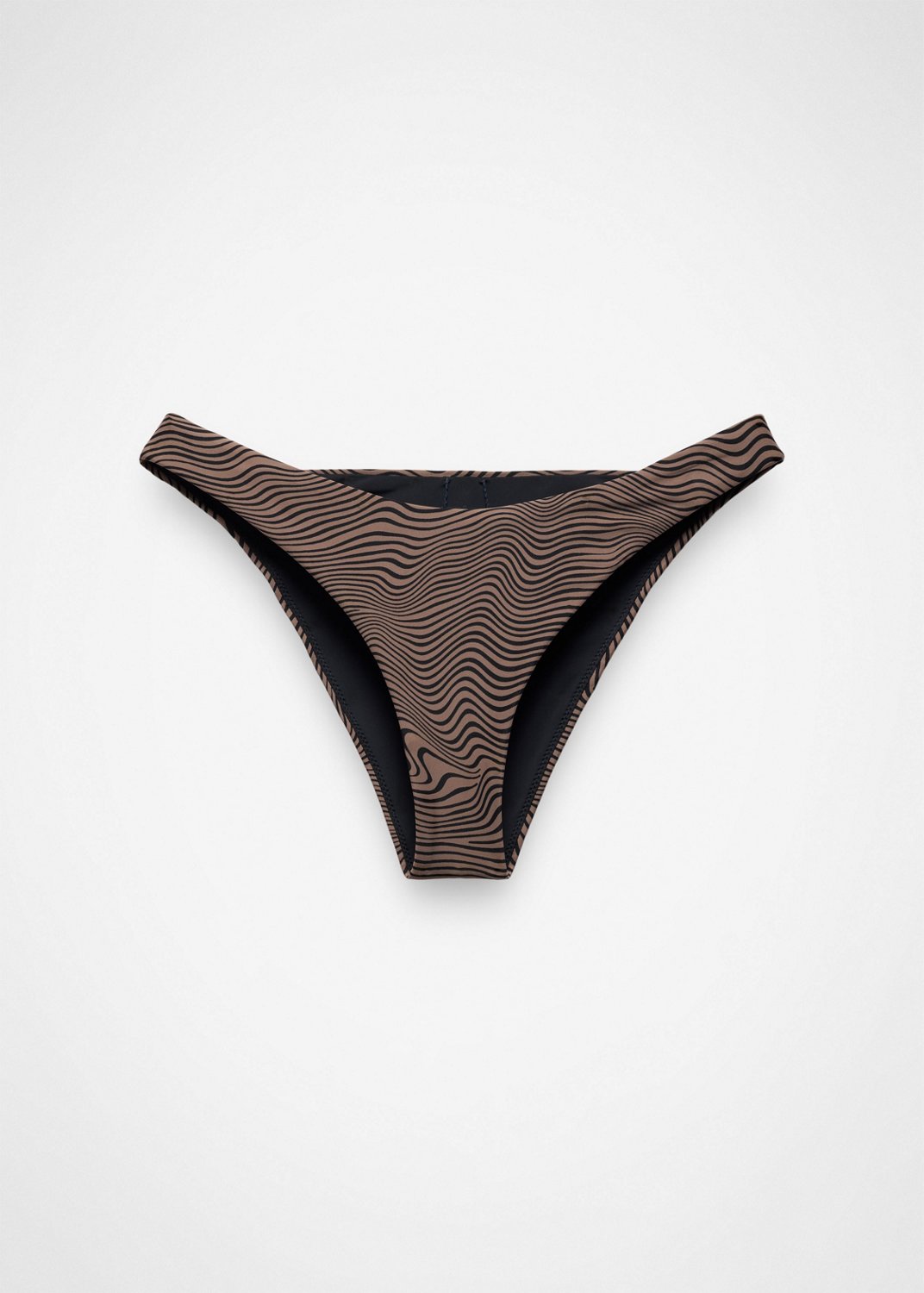 Womens prAna Lahari Classic Swim Bottom - Black Wavee