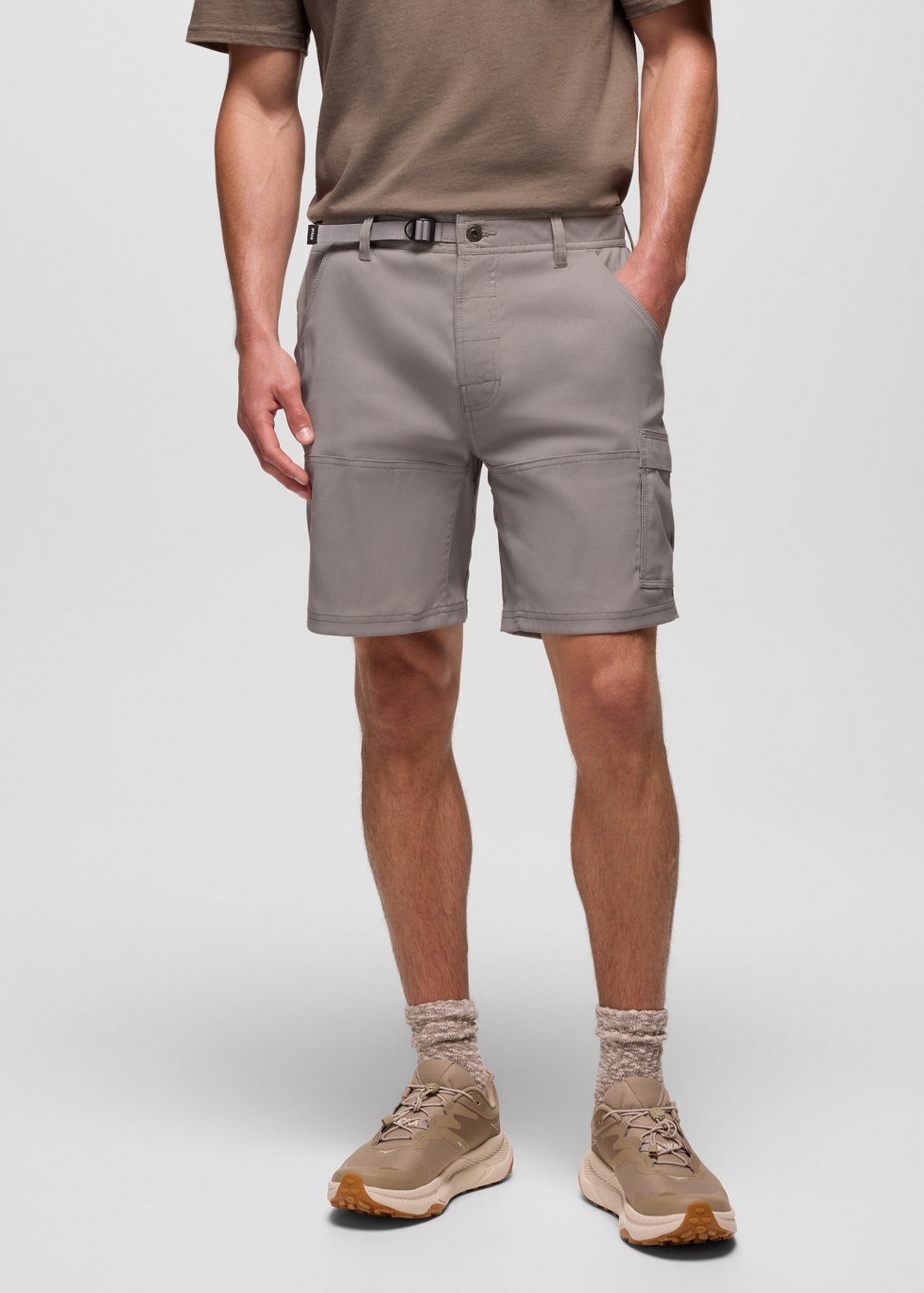 Mens prAna Stretch Zion™ Short - Limestone