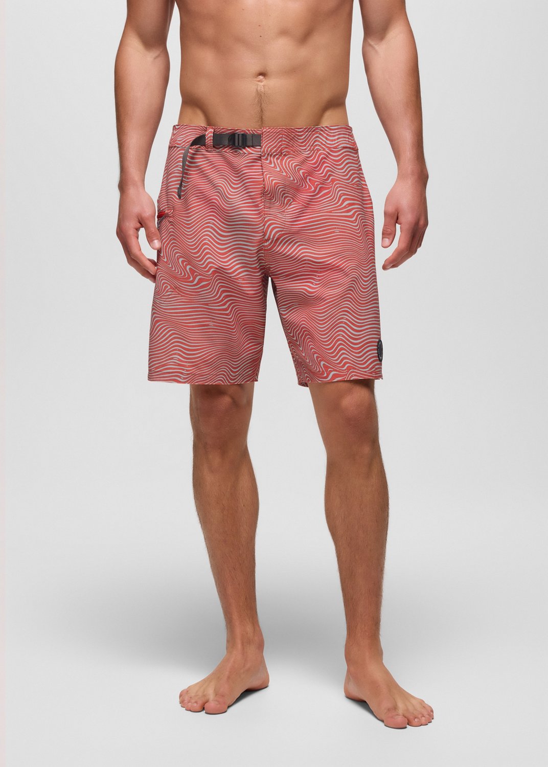 Mens prAna Rock Shock Boardshort - Phoenix Wavee