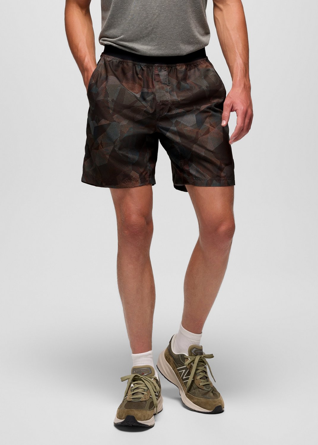 Mens prAna Mojo Short - Tawny Prism