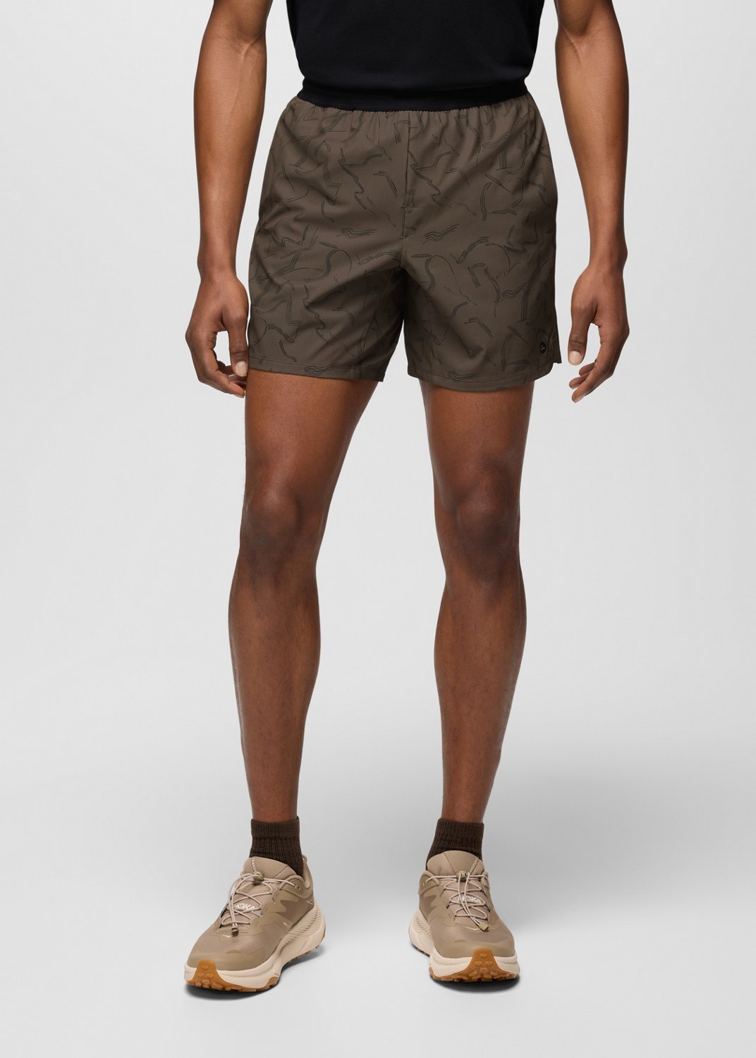 Mens prAna Intrinsic Lined Short - Mud Seedling