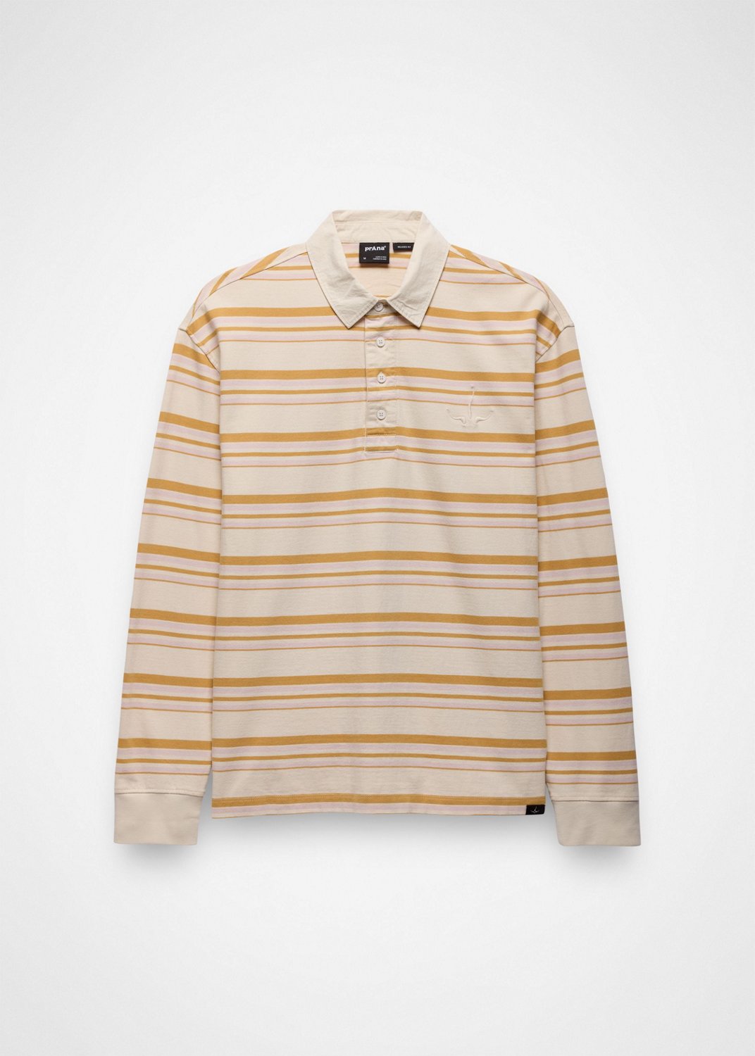 Gender Neutral prAna Rockblock Rugby Shirt - Canvas