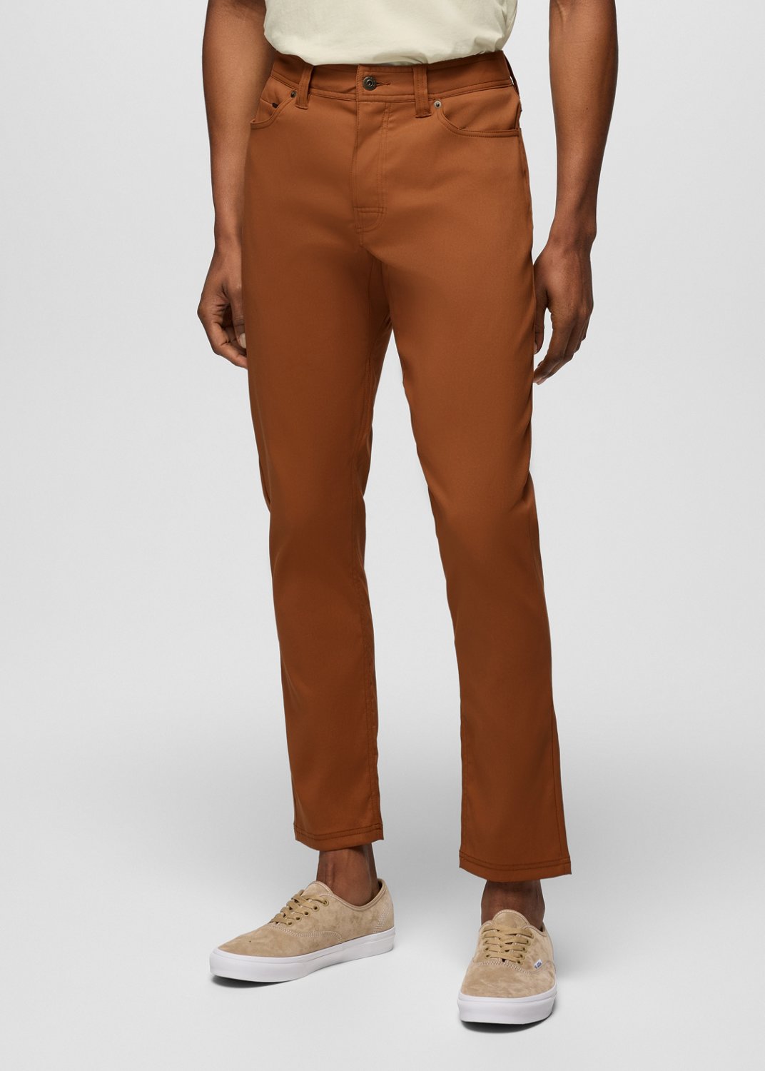 Mens prAna Stretch Zion™ 5 Pocket Slim Pant - Tawny