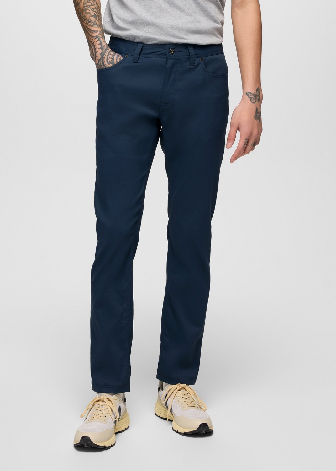 Mens prAna Stretch Zion™ 5 Pocket Slim Pant - Stormy Night