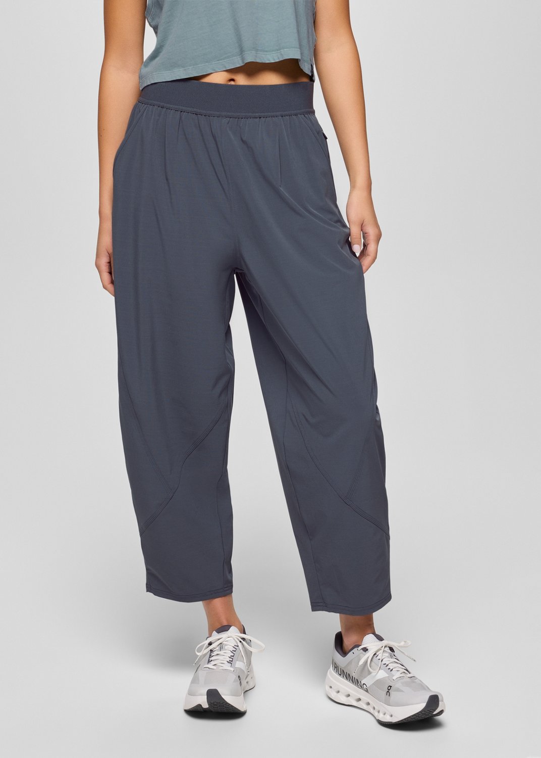 Womens prAna Railay High Rise Pant - Thundercloud