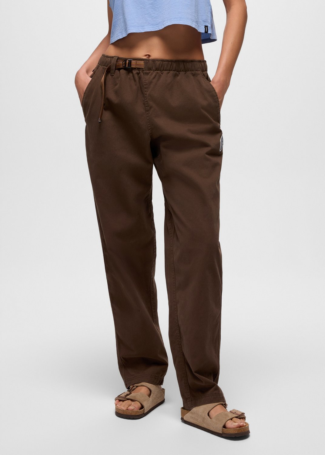 Womens prAna Durado Pant - Dark Roast