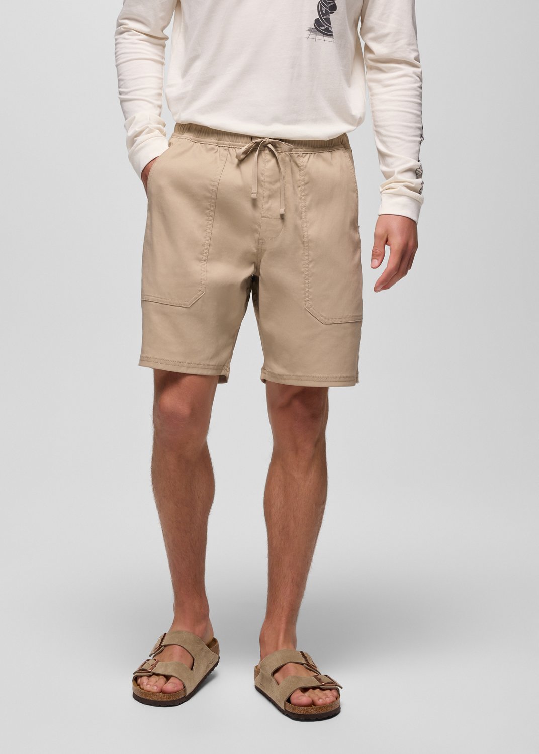 Mens prAna Stretch Zion™ Field Short - Sandbar