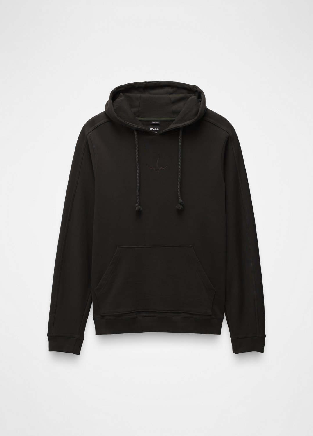 Gender Neutral prAna Heritage Hoodie - Dark Iron