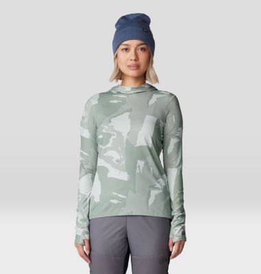 Mountain Hardwear Women's Butter Up Long Sleeve Hoody - S - Green