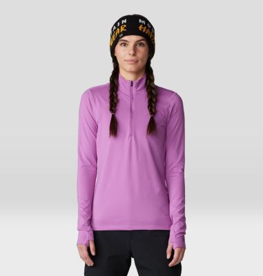 Mountain Hardwear Women's Butter Up Half Zip - M - Purple