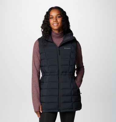 Columbia Women's Ardenwood Mid hooded Down Vest-