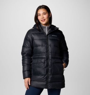 Columbia Women's Harmony Falls Mid Down Jacket - L - Black  Black