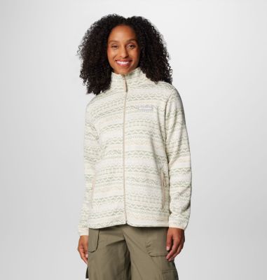 Columbia Women's Sweater Weather  Printed Full Zip Jacket-