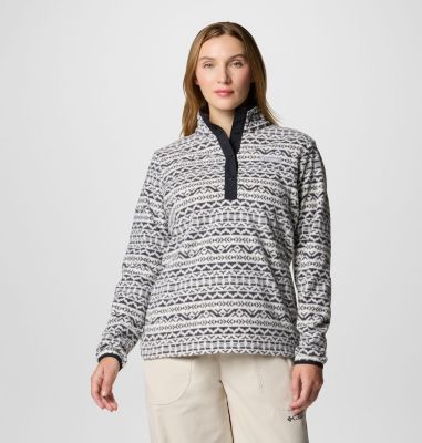 Columbia Women's Benton Springs  Printed Half Snap Fleece Pullover-