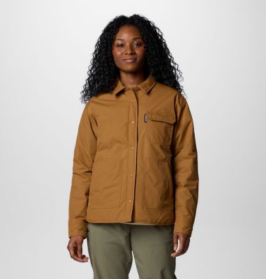 Columbia Women's Longhorn Ridge  Reversible Shirt Jacket-