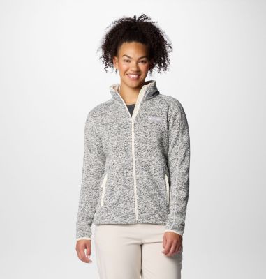 Columbia Women's Sweater Weather II Full Zip Jacket - XXL - White