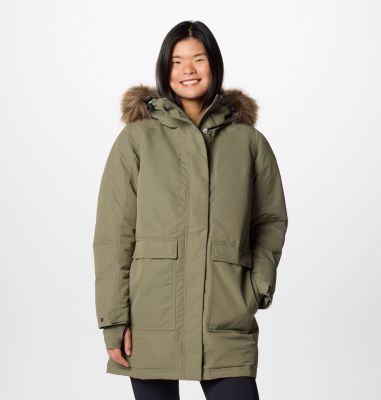 Columbia Women's Little Si II Insulated Parka - S - Green  Stone