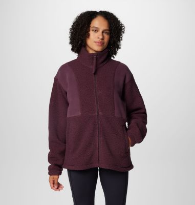 Columbia Women's Panorama Full Zip Fleece Jacket II - M - Red