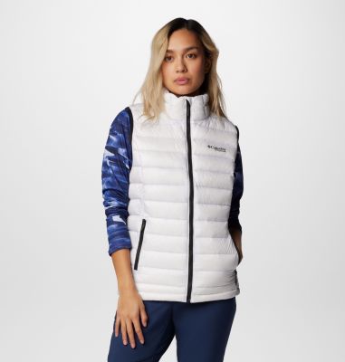 Columbia Women's Arctic Crest Down Vest - M - White  White