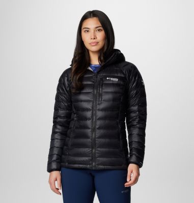 Columbia Women's Arctic Crest Down Hooded Jacket - M - Black