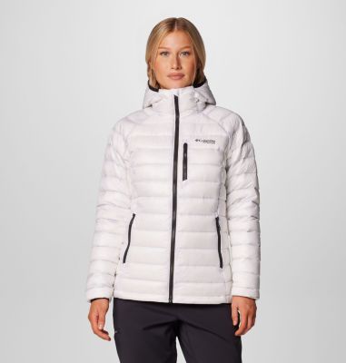 Columbia Women's Arctic Crest Down Hooded Jacket - XXL - White