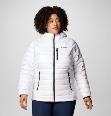 Columbia Women's Arctic Crest  Down Hooded Jacket - Plus Size-