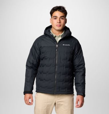 Columbia Men's Grand Trek III Down Hooded Jacket - L - Black