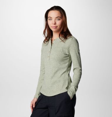 Columbia Women's Brea Falls  Henley Long Sleeve Shirt-