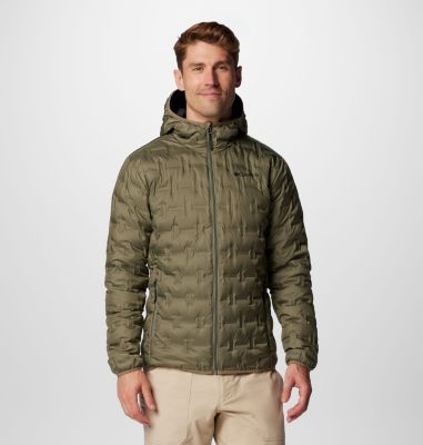 Columbia Men's Delta Ridge II Down Hooded Jacket - L - Green