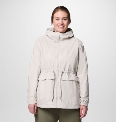 Columbia Women's Sweet Creek  II Lined Rain Jacket - Plus Size-