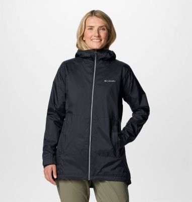 Columbia Women's Switchback II Lined Long Jacket - XS - Black