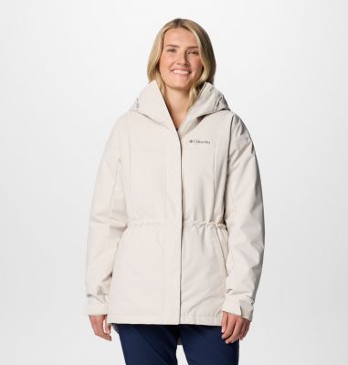 Columbia Women's Hikebound II Long Insulated Jacket - M - Beige