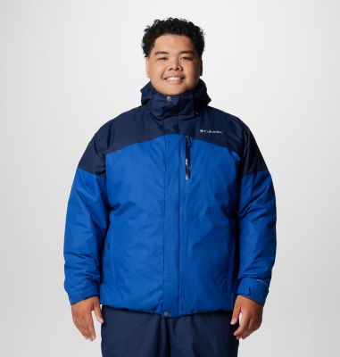 Columbia Men's Last Tracks II Jacket - Big - 4X - Blue  Mountain