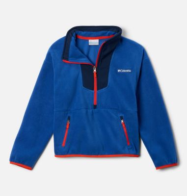 Columbia Kids' Sequoia Grove Half Zip Fleece - S - Blue  Mountain