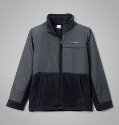Columbia Boys' Steens Mt  II Overlay Fleece Jacket-