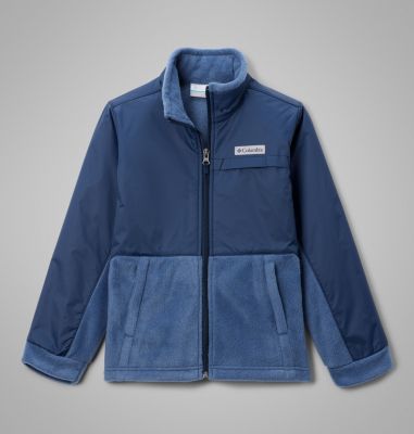 Columbia Boys' Steens Mt  II Overlay Fleece Jacket-