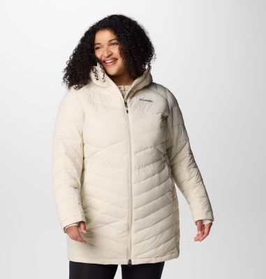 Columbia Women's Joy Peak II Mid Hooded Jacket - Plus Size-