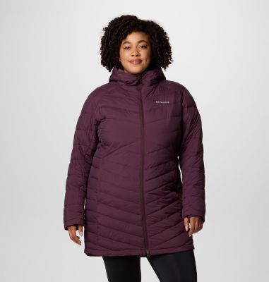 Columbia Women's Joy Peak  II Mid Hooded Jacket - Plus Size-