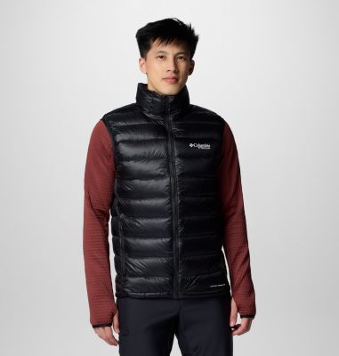 Columbia Men's Arctic Crest Down Vest - S - Black  Black