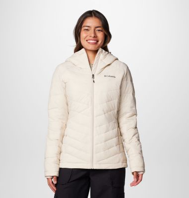 Columbia Women's Joy Peak II Hooded Jacket - S - Beige  Dark