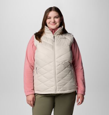 Columbia Women's Heavenly II Vest - Plus Size - 3X - Beige  Dark